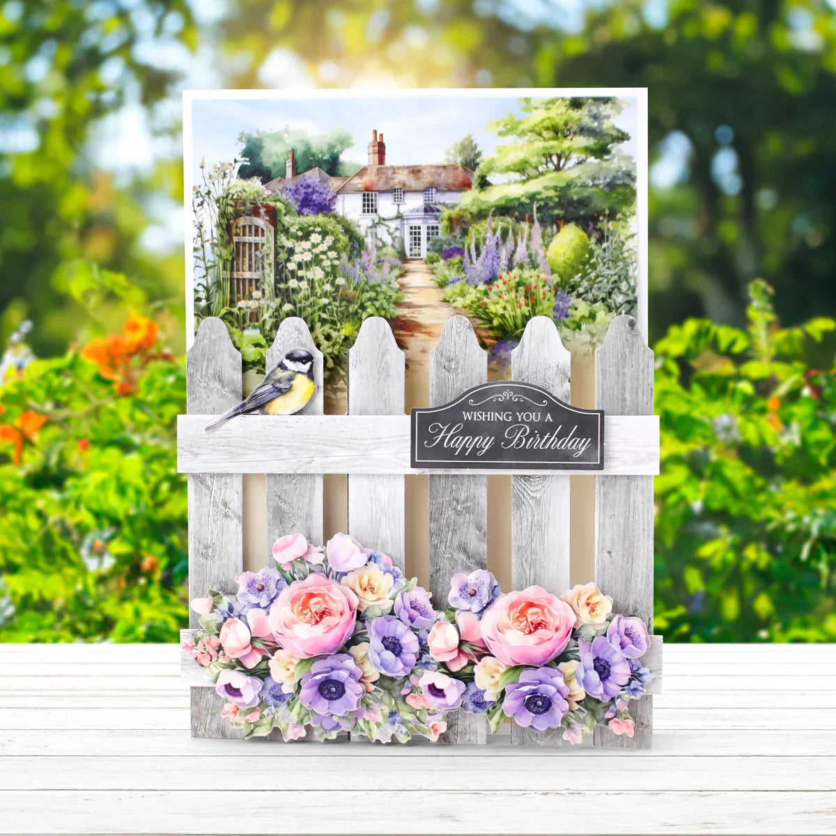 Pretty Petals Picket Fence, Card Making Kit