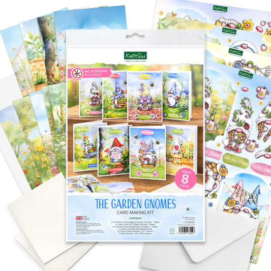 The Garden Gnomes Card Making Kit