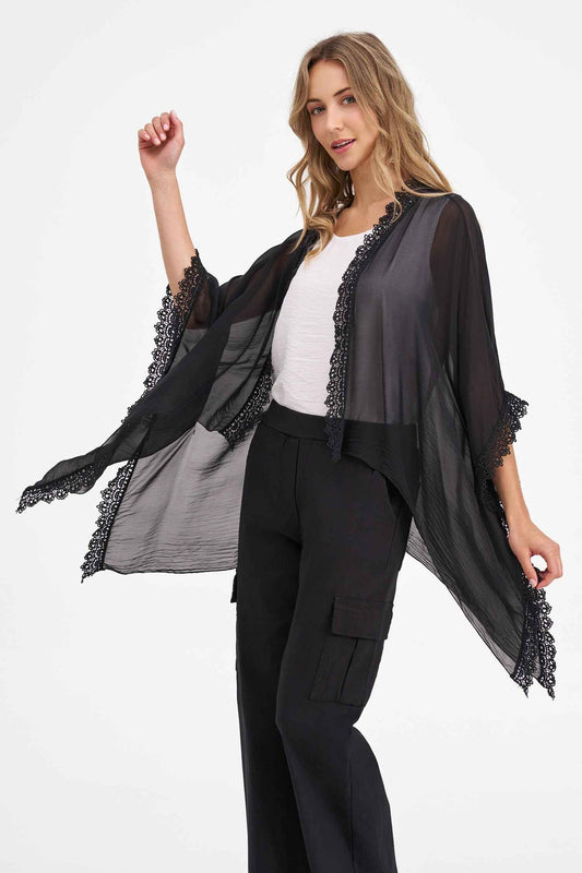 Women's Woven Cardigan