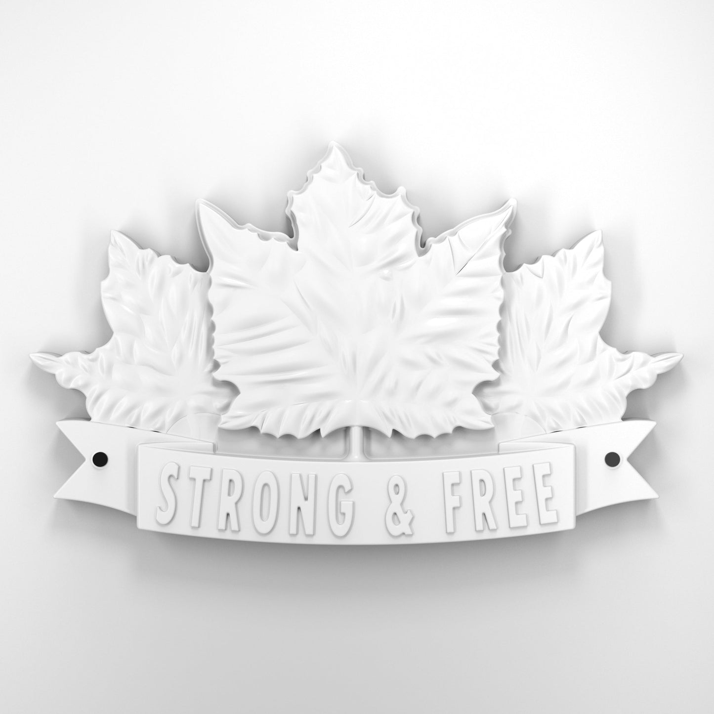 Strong and free • Plaque [1729]