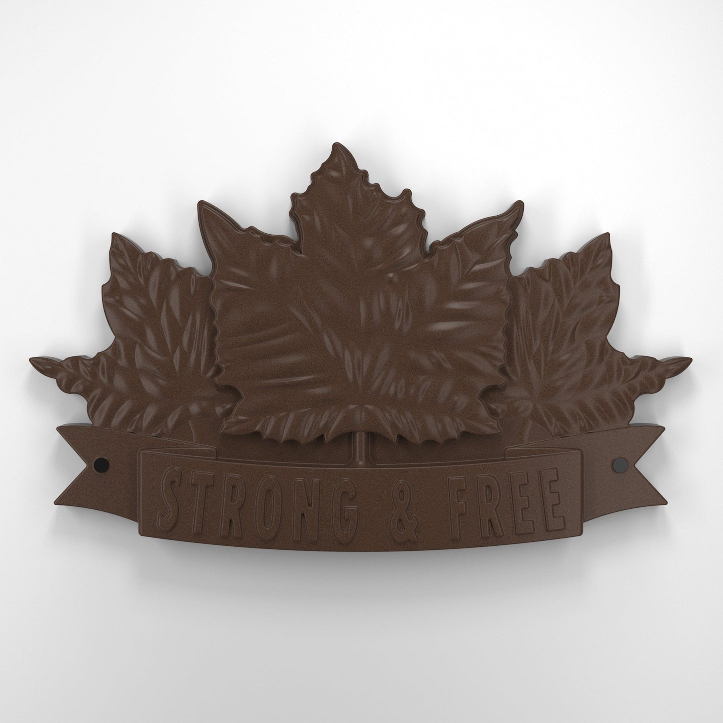 Strong and free • Plaque [1729]