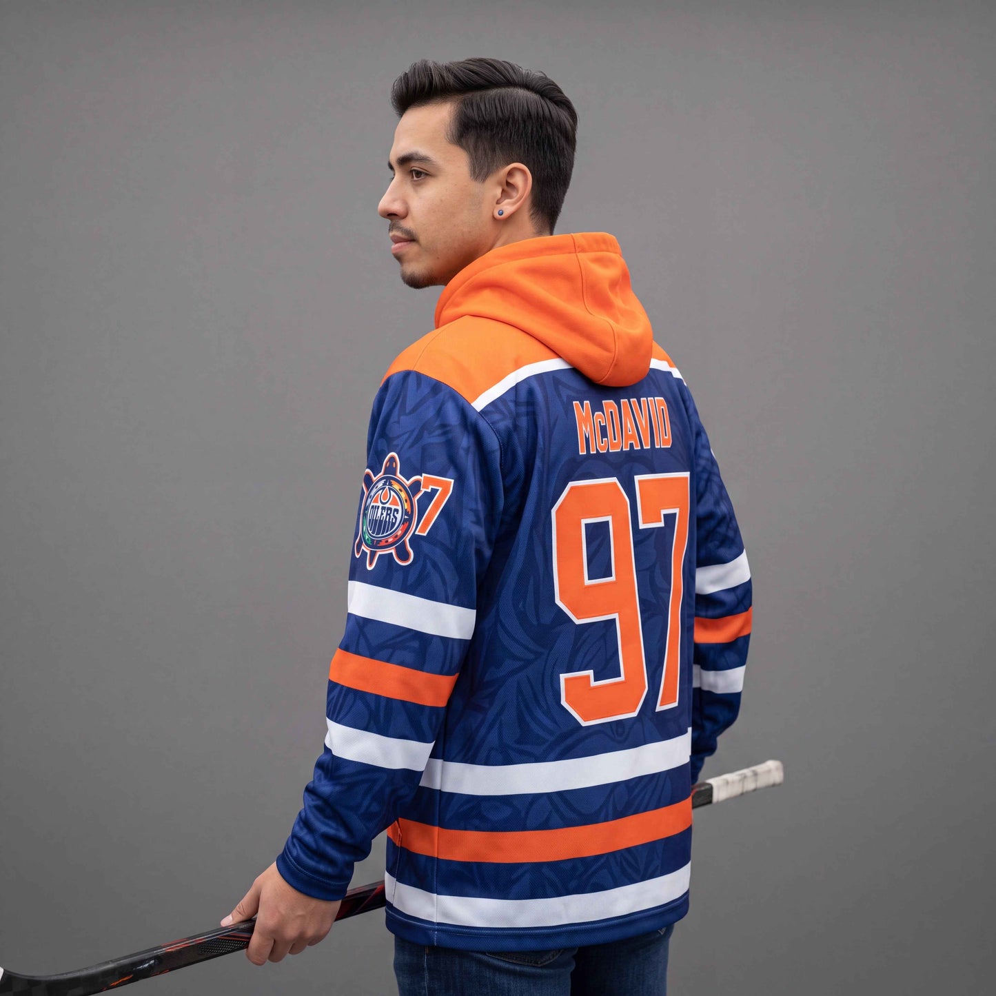OLDTRIBES™ Heritage Orange & Blue Hoodie