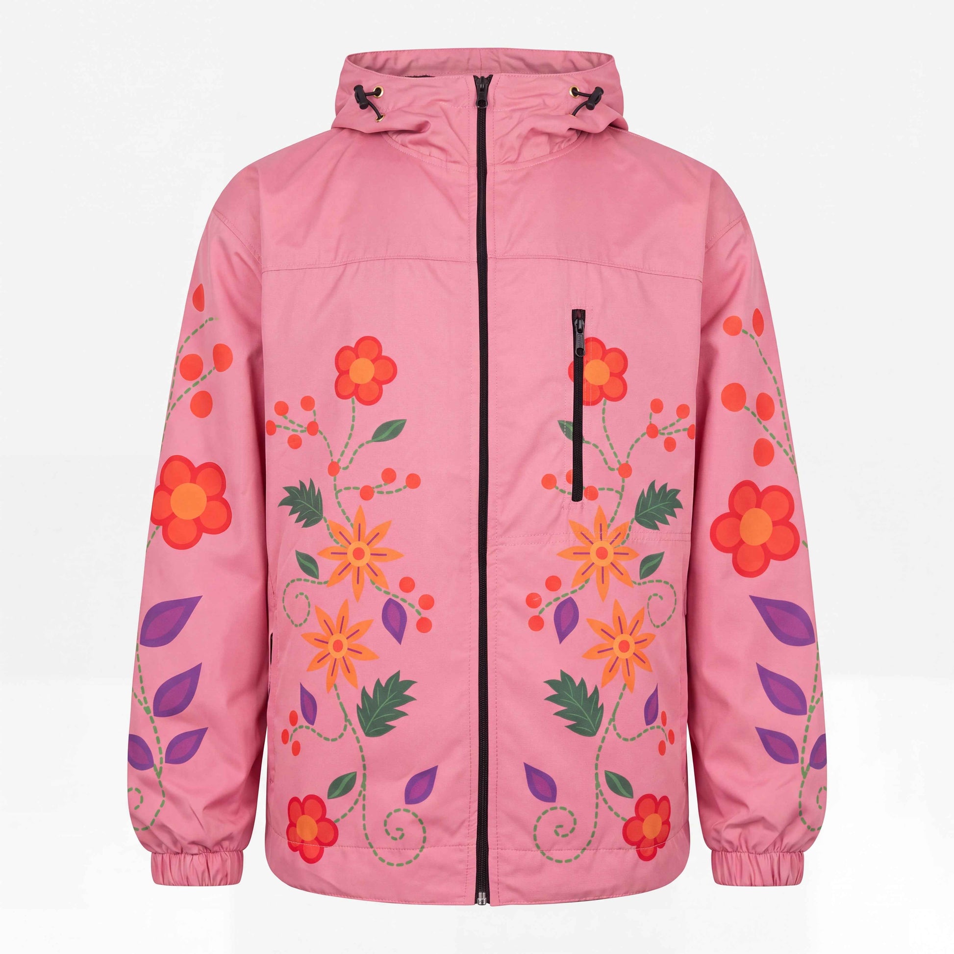 OLDTRIBES™ Pink  Spring Blossom Windbreaker