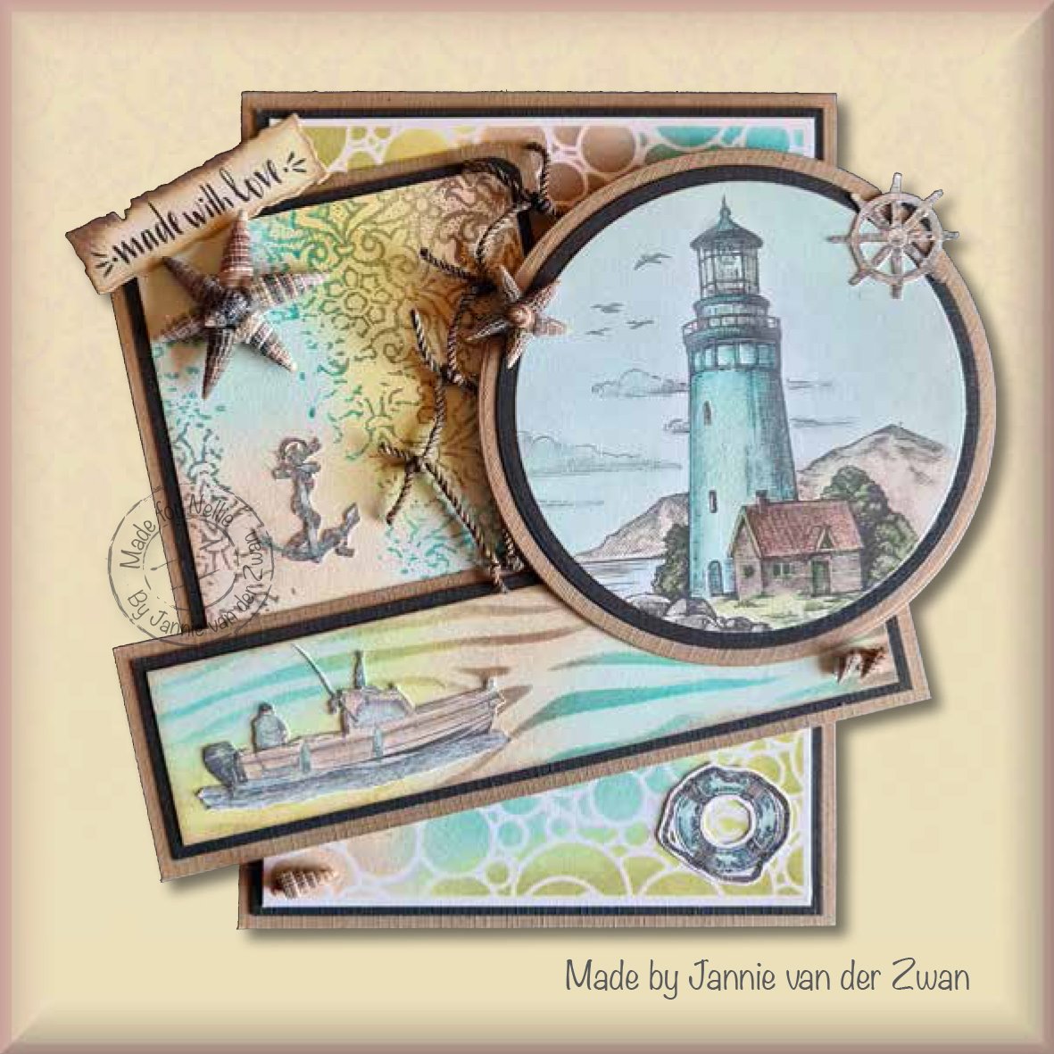 Nellie's Choice Clear Stamp Maritime Rudder