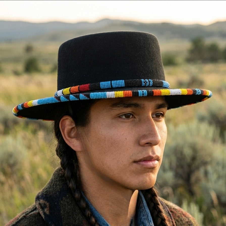 Size- 56 Beaded  Hat