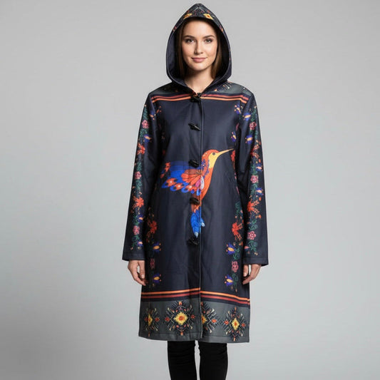 OLDTRIBES™ Midnight Hummingbird Long Coat