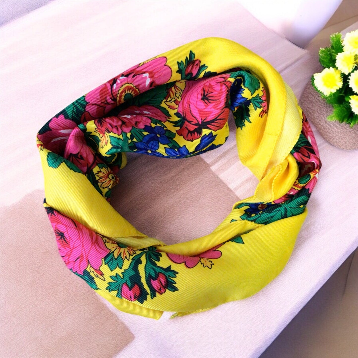 Sunshine (Yellow ) Kokum Scarf