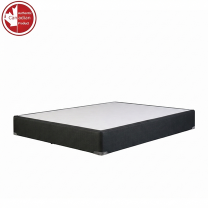 UltraFlex® EasySleep Mattress and BoxSpring Set - Canadian-Made Medium Firm Gel Infused Reversible Comfort With Pressure Relief, Cooling Technology, Bamboo Cover, CertiPUR-US® Certified Foam Eco-Friendly Mattress (Made in Canada)