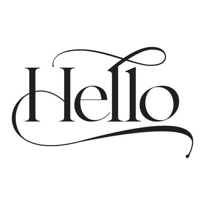 Hello Press Plate from the BetterPress Collection