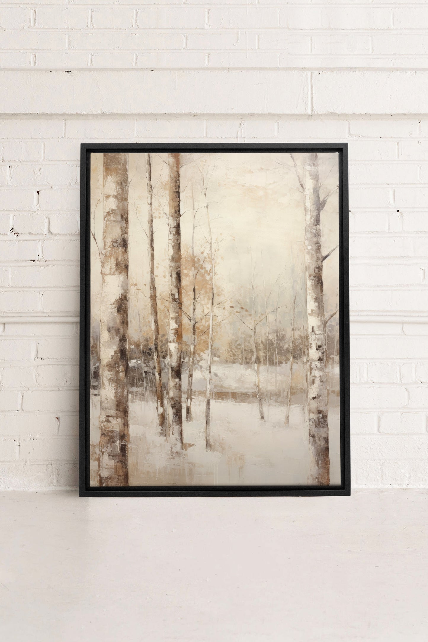 Winter Essence, Oeuvre sur toile étirée