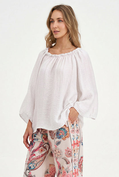 Women's Woven Tunic Top