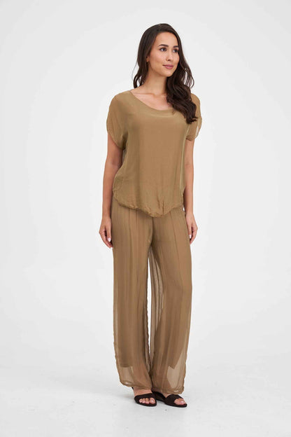 Women's Woven Tunic Top