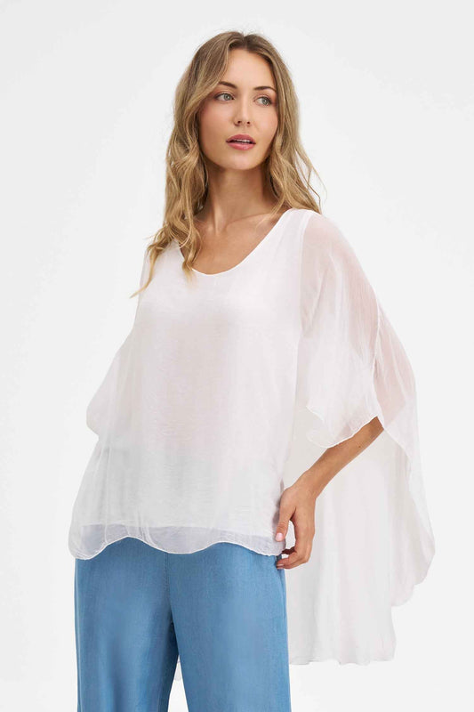 Women's Woven Tunic Top