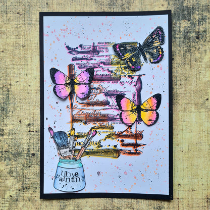 AALL and Create Stamp Set - 919 - Inking Gears