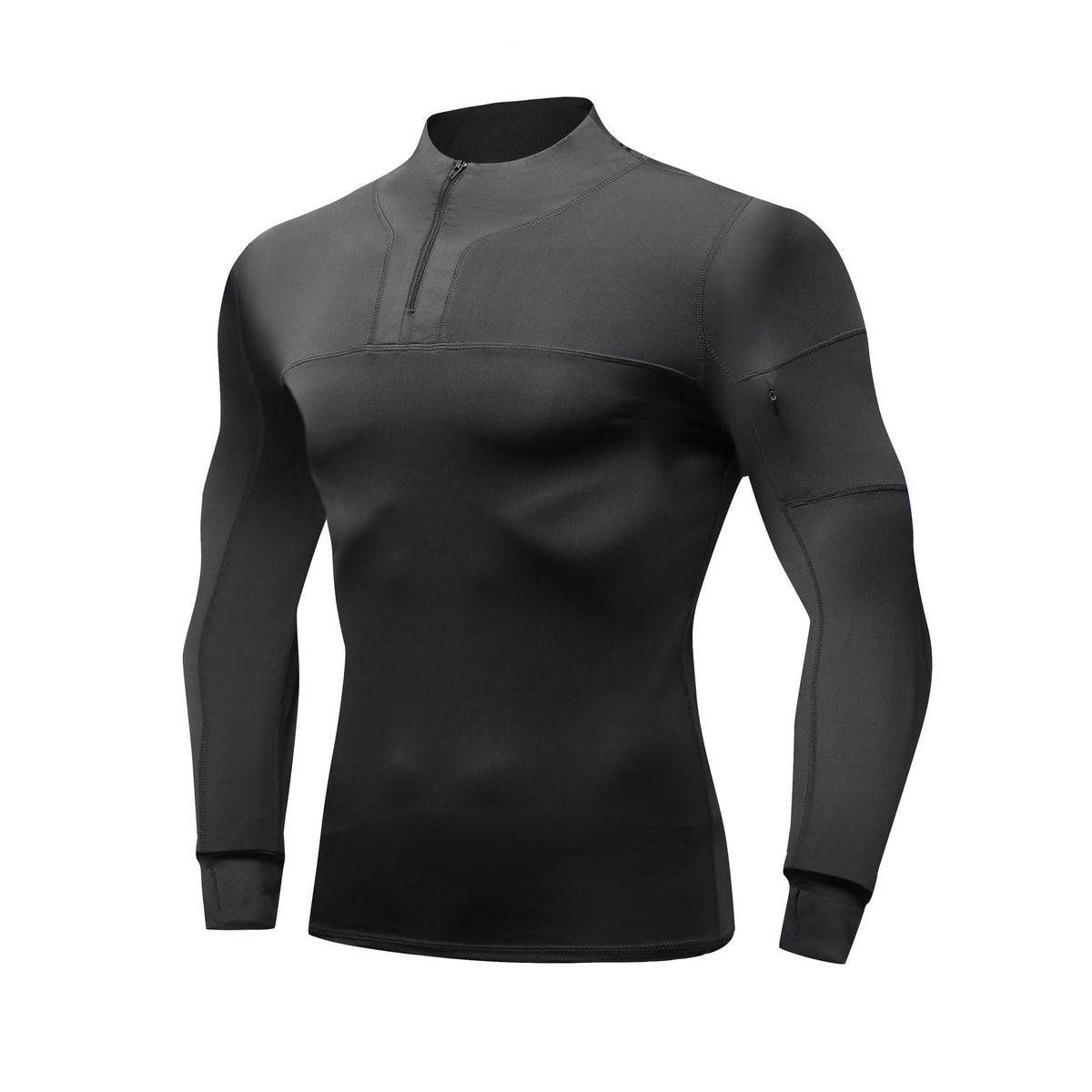 Long-Sleeve Quick-Dry Sports Coat – Outdoor Tactical Workout Activewear