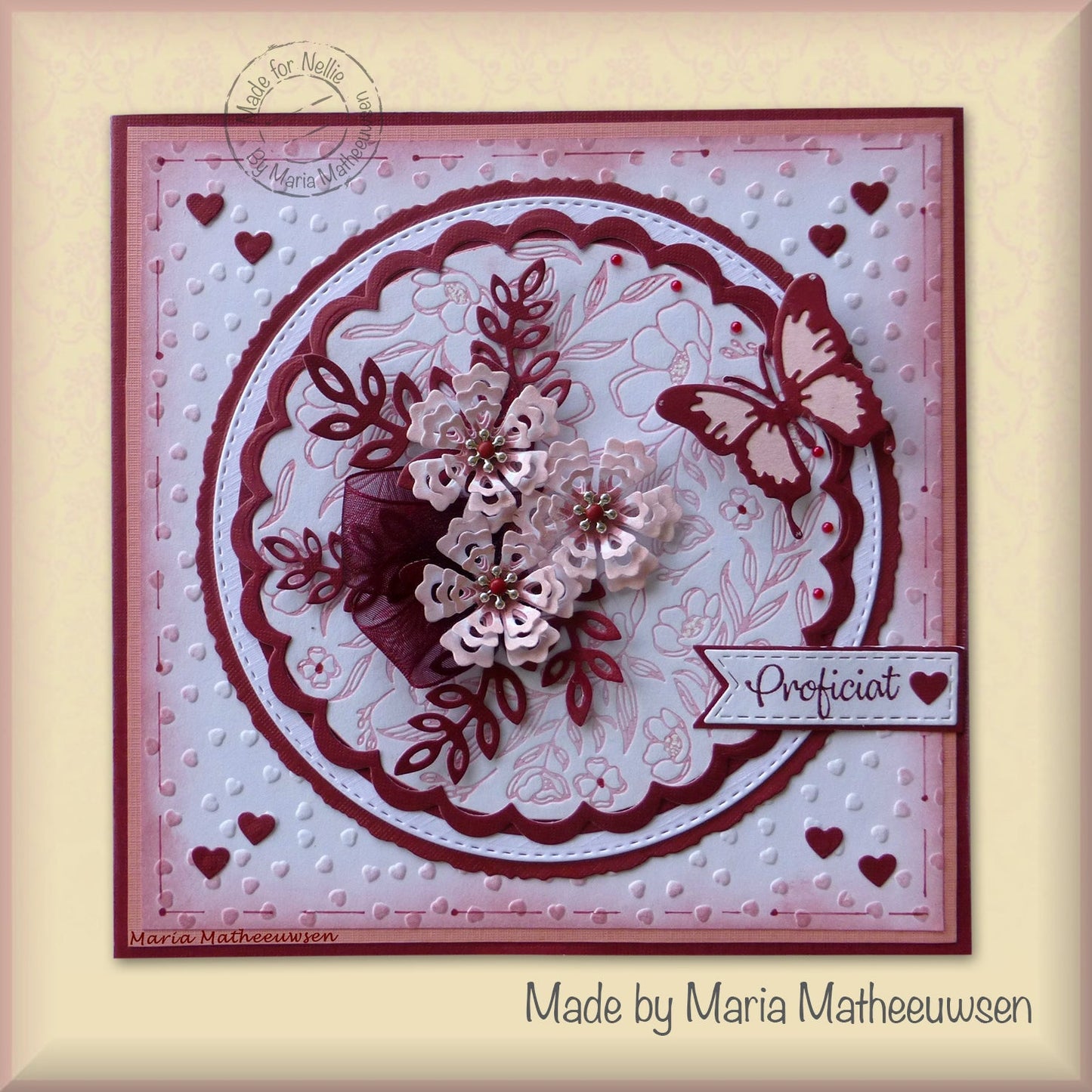 Nellie's Choice Stamping Die Round - Flowers