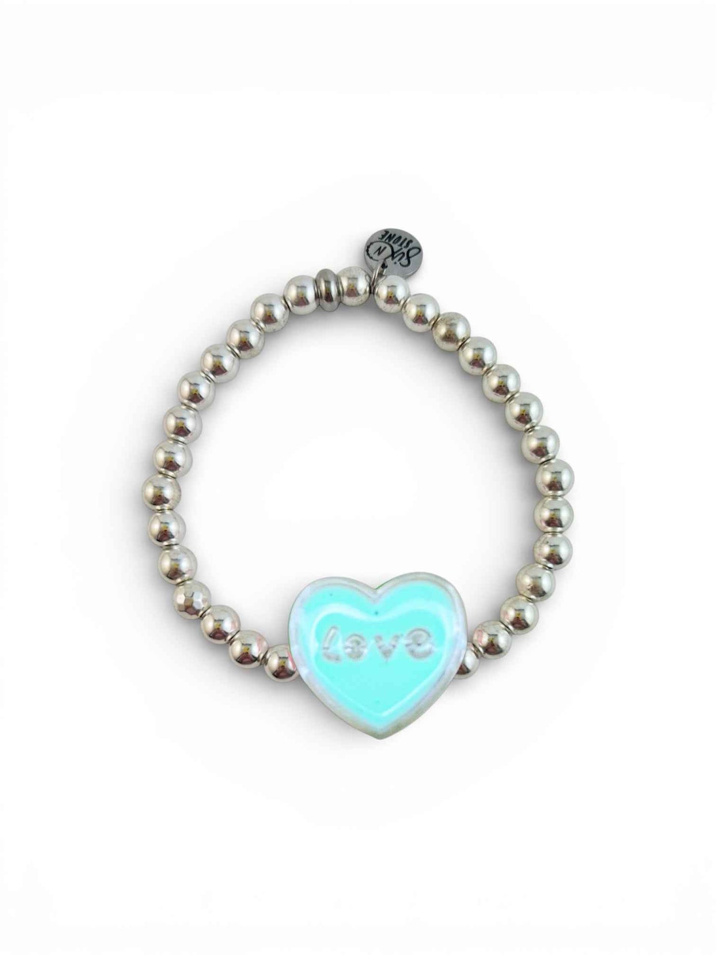 Sweetheart Hematite Bracelets - Mom and Mini