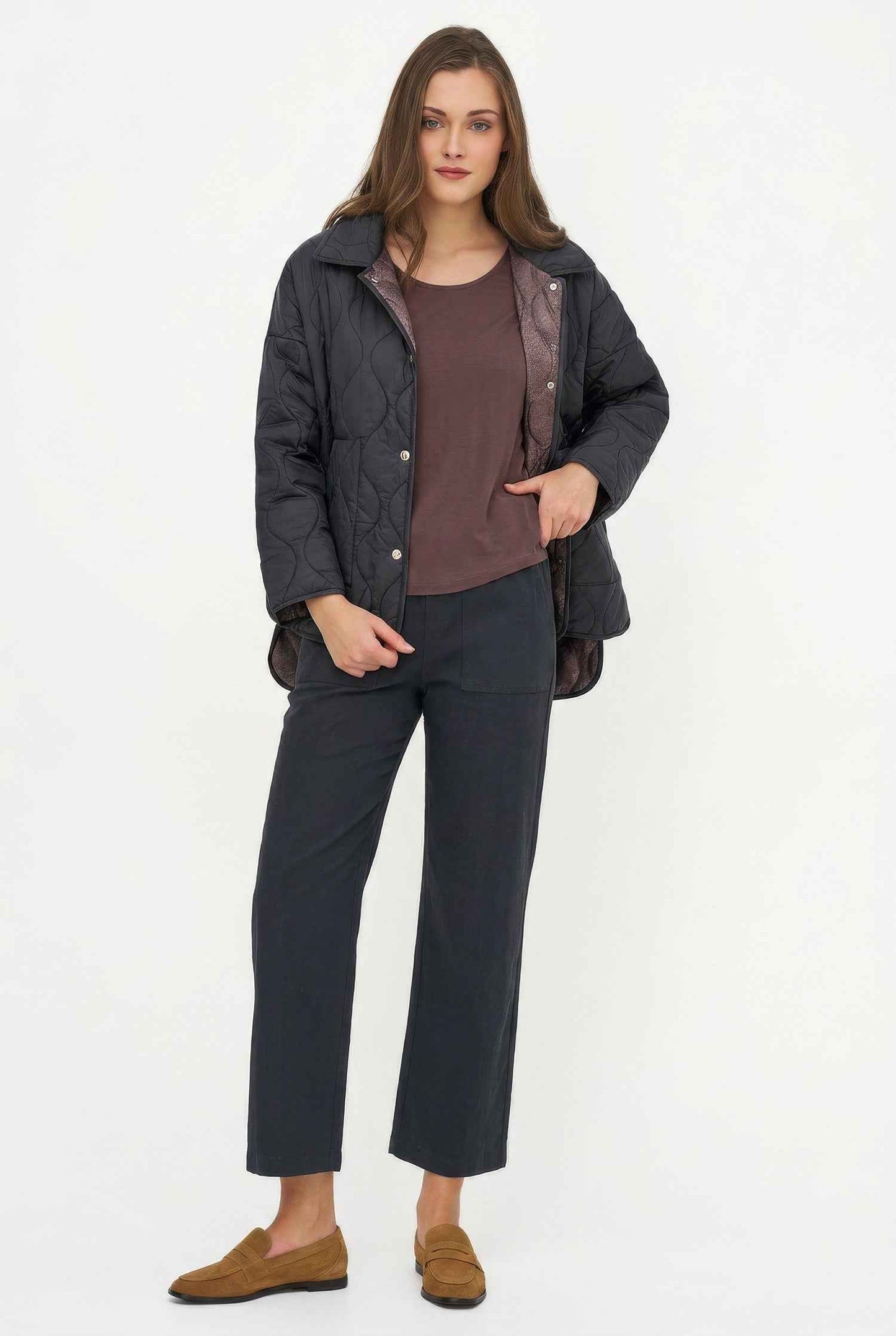 Women's Woven Jacket Quilted