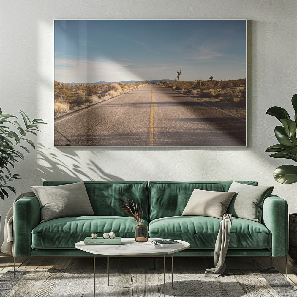Wandbild Joshua Tree Road