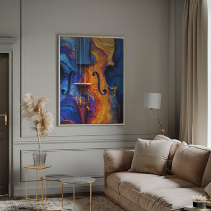 Leinwandbild Wandbild Musik Violine 2