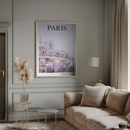 Wandbild Parisjardin Ratioiso Leinwandbild