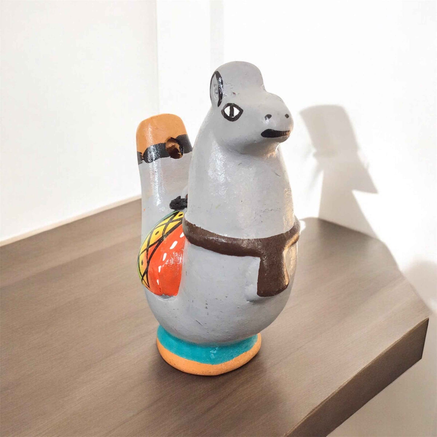 Painted Lama Water Bird Whistle