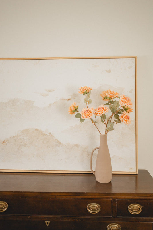 3 Blossom Rose Stem