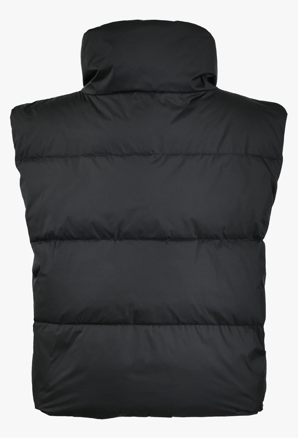 Sofie Black High-Neck Vest with Pockets