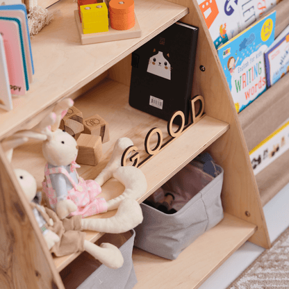 2in1 Montessori Shelf for Books and Toys