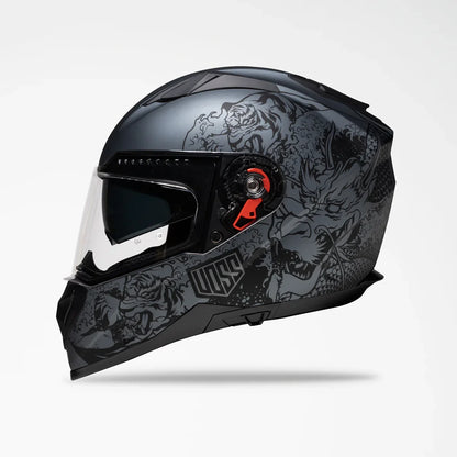 Voss 989 Moto-V Rei Full Face Matte Motorcycle Helmet