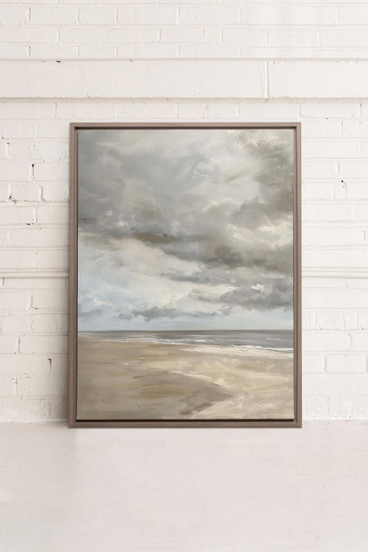 SANFTER SAND, Werk auf gespannter Leinwand