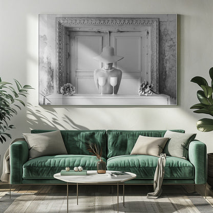 Wandbild „Duality“ auf Leinwand