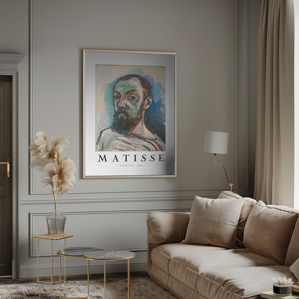 Wandbild Selbstporträt 1906 Poster