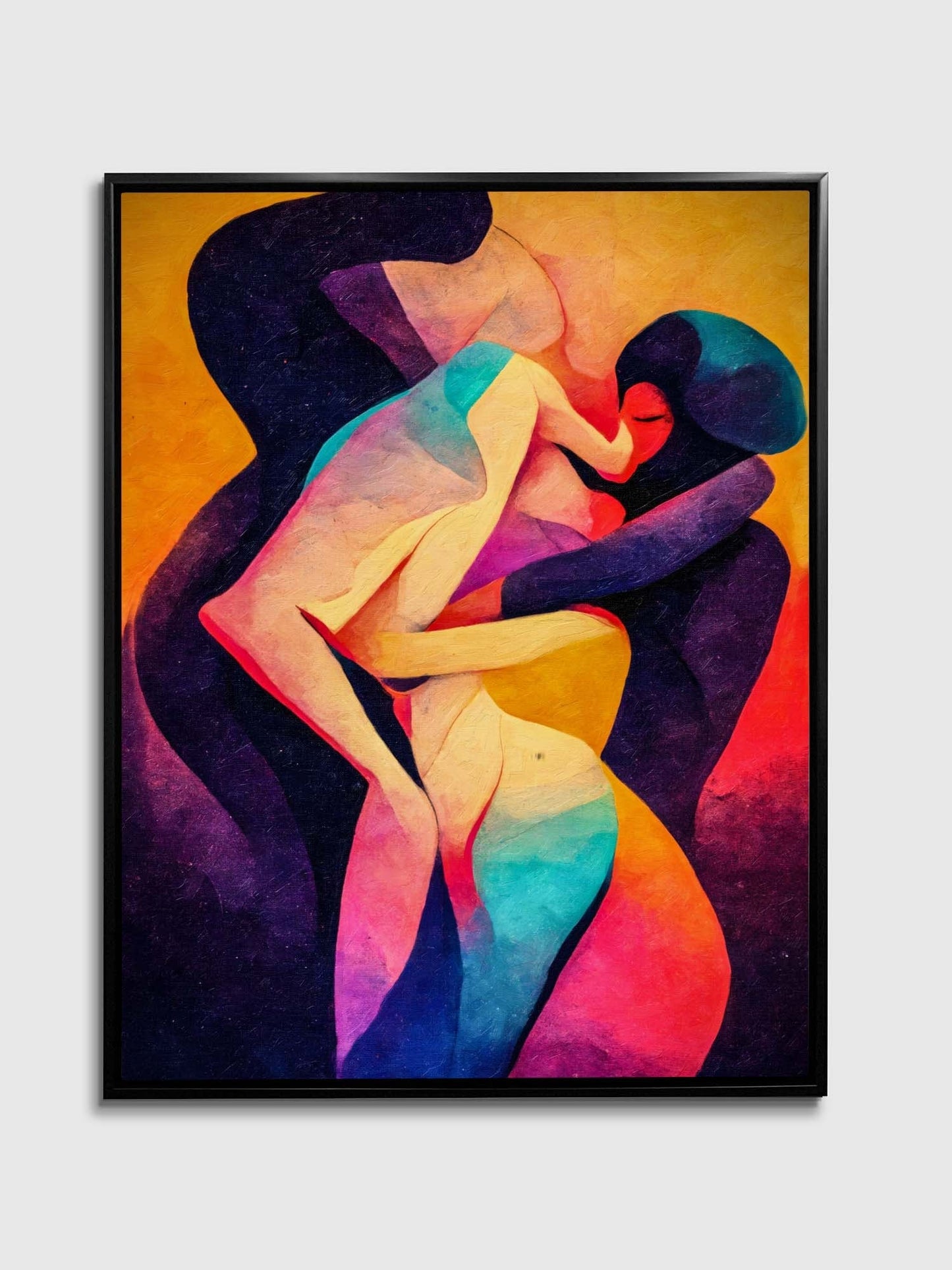 Leinwandbild-Abstrakte Liebe-Wandkunst