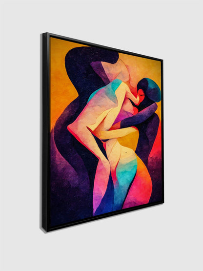 Leinwandbild-Abstrakte Liebe-Wandkunst