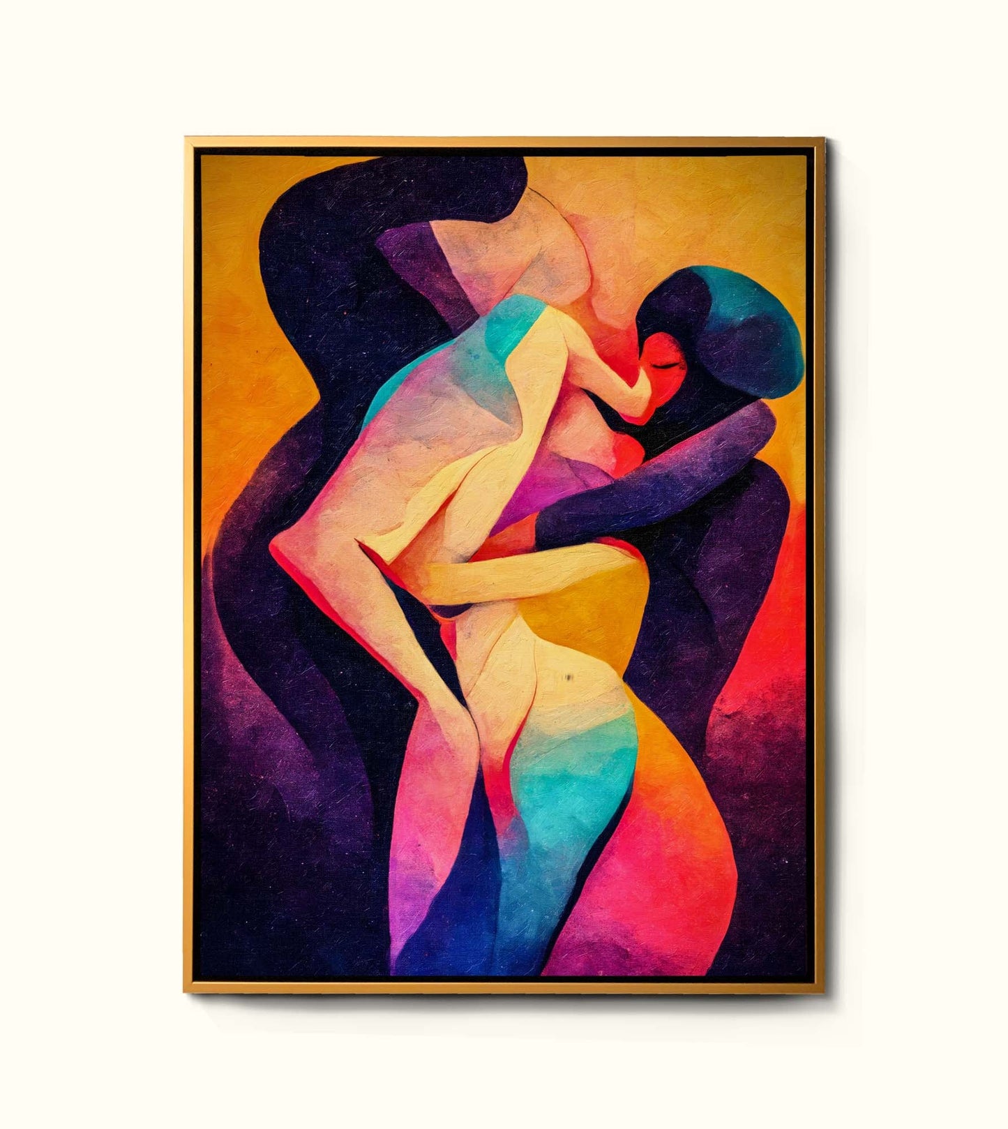Leinwandbild-Abstrakte Liebe-Wandkunst