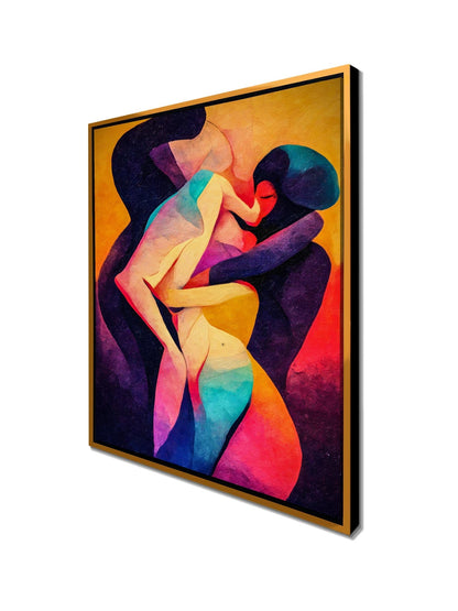Leinwandbild-Abstrakte Liebe-Wandkunst