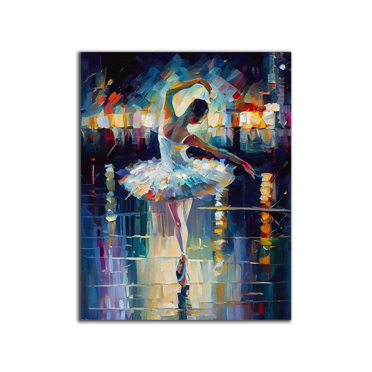Wandbild Balletttänzerin -Leinwand Kunstdruck-