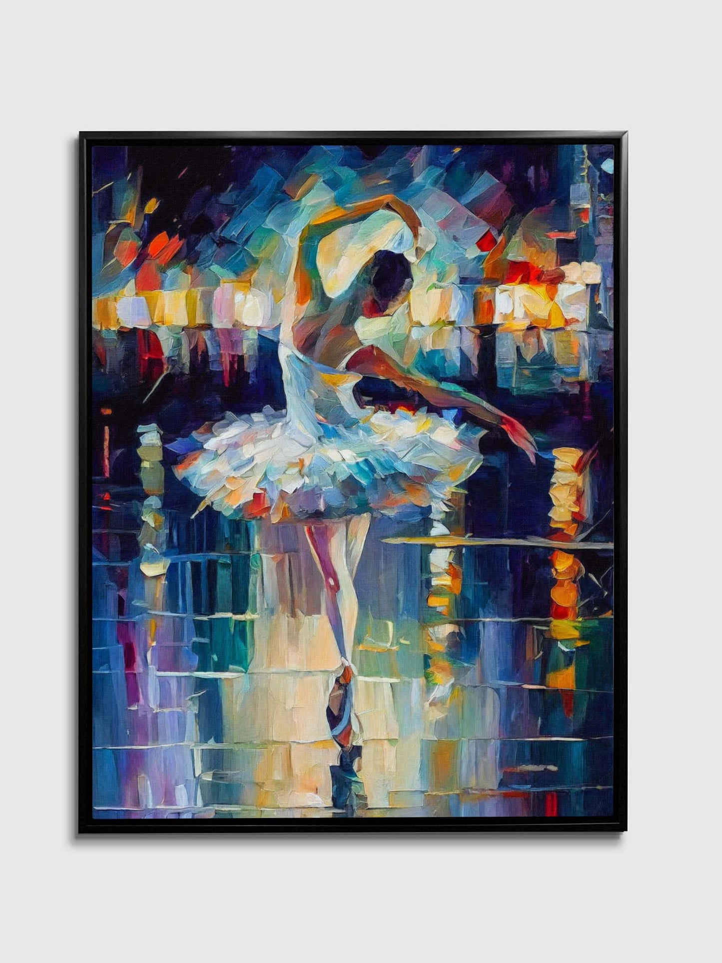 Wandbild Balletttänzerin -Leinwand Kunstdruck-