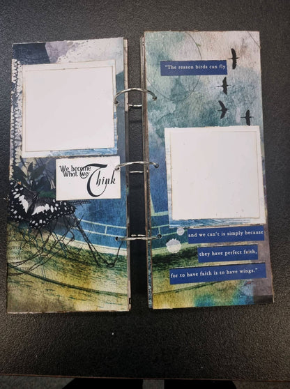 3Quarter Designs - Mini Album Base Kit - Urban Turquoise