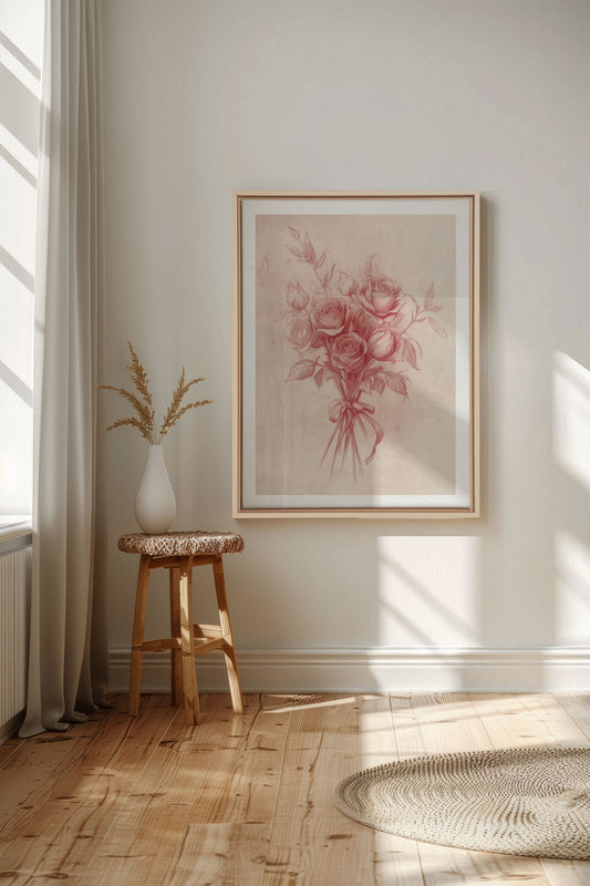 ROSENSPLITTER, Werk auf gespannter Leinwand
