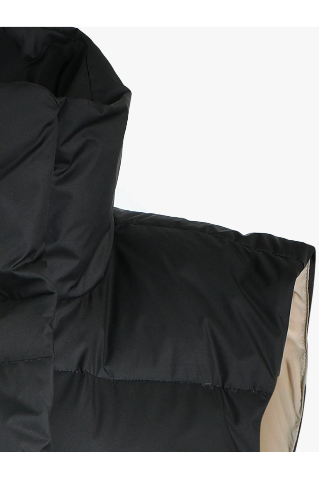 Sofie Black High-Neck Vest with Pockets