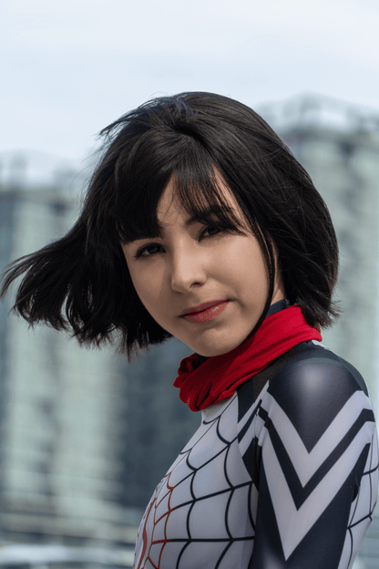 [Inventory Clearance] Super Hero Spider Cindy Cosplay Full Bodysuit Halloween Costume Zentai