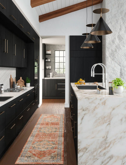 Rivka Terrakotta-Ozean-Teppich