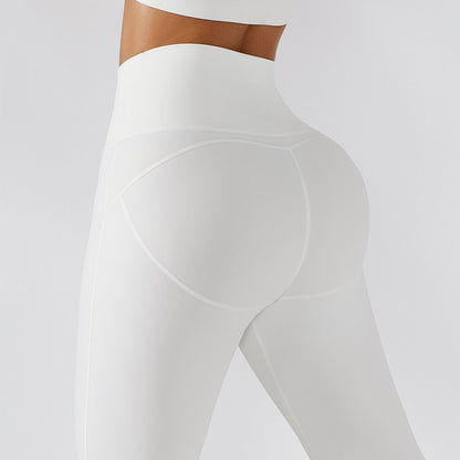 Women’s Ribbed One-Shoulder Yoga Set – Backless Sports Bra & Yoga Pants