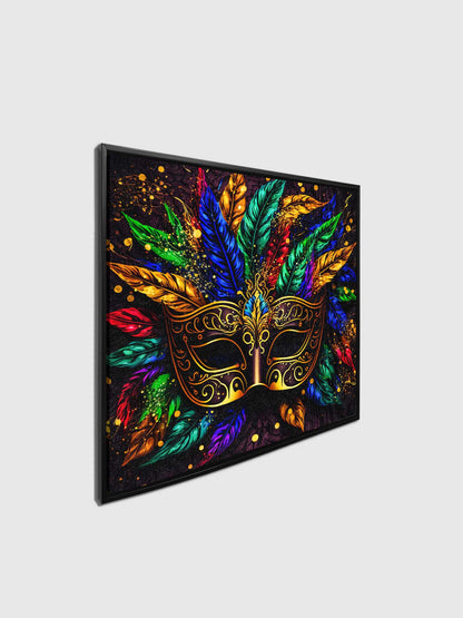 Leinwandbild – Bunte Maske – Wandkunst