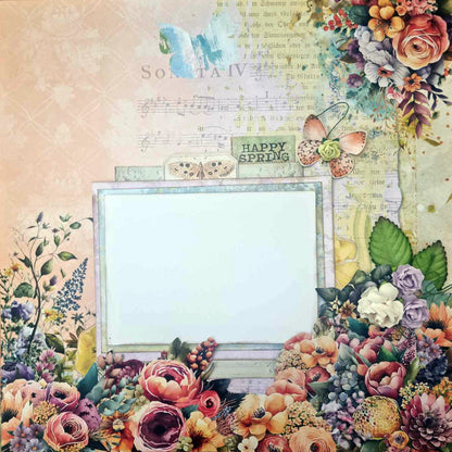 3Quarter Designs Heavenly Wildflowers 12x12 Scrapbook Collection