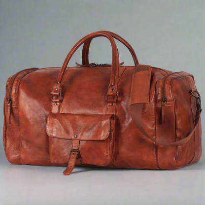 MET 5 Pocket Leather Duffle Bag