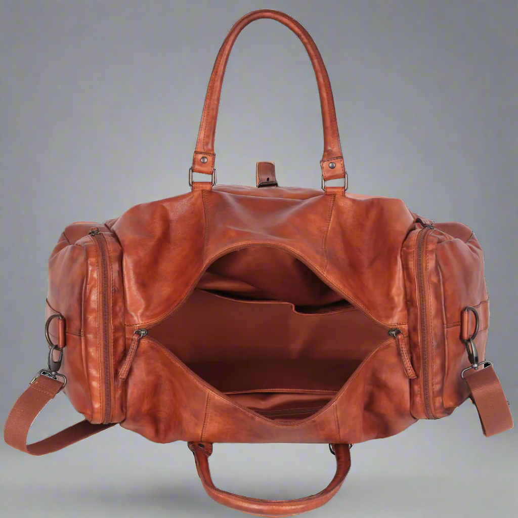 MET 5 Pocket Leather Duffle Bag