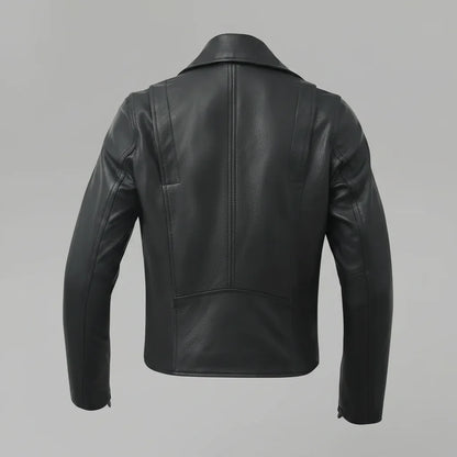 Women’s Lightweight Leather Fashion Jacket | Soft Naked Cowhide Casual Moto Style